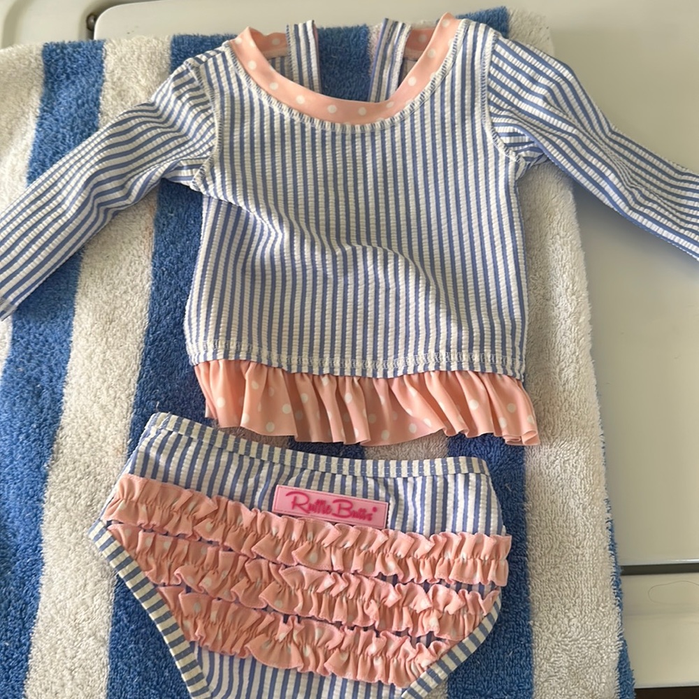 Ruffle butts shirt and bottom